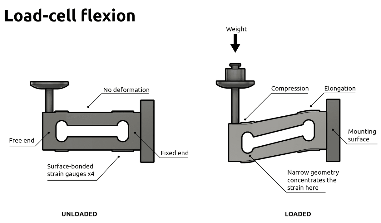 How does a load cell work?